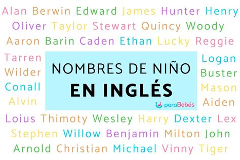 Nombres Ingleses de Niño 